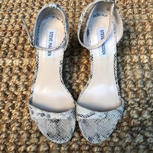Steve Madden Snake Skin Wedges